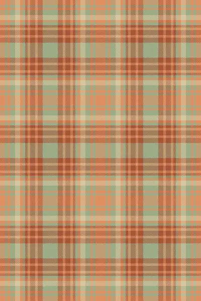 Eski moda dikişsiz çek dokusu, tartan vektör tekstili. Turuncu ve pastel renk paletinde Jpg ekose kumaş arka plan deseni.