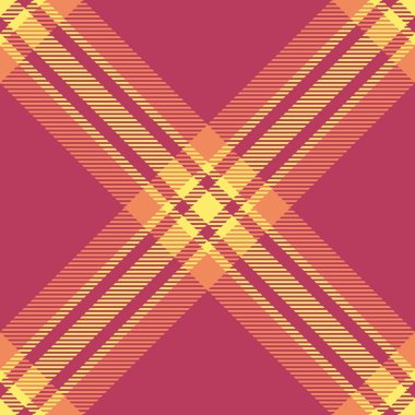 Sıcak sarılar, portakallar ve koyu kırmızılar içinde canlı sonbahar ekoseli desenler. Tekstil tasarımı, moda, sahte temalı projeler ya da şık bir arka plan için mükemmel..