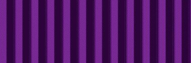 İspanyol çizgili tekstil dokusu, Afrikalı vektör kusursuz arka plan. Mor ve koyu renk paletinde dikey kumaş çizgilerinin geliştirilmesi.