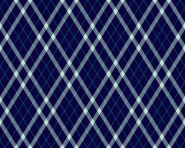 Argyle geometrik eşkenar dörtgenin kusursuz deseni. Harlequin duvar kağıdı tasarımını kontrol et. Web geçmişi için klasik elmas şekilli tekstil malzemesi, baskı kumaşı, kazak, ambalaj kağıdı, hediye kartı, davetiye.