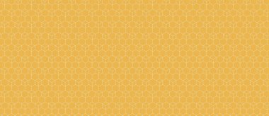 Altın sarısında soyut bal peteği deseni. Geçmişler, dokular veya web sitesi tasarımı için mükemmel. Doğa, düzen ve toplum temalarını çağrıştırıyor..