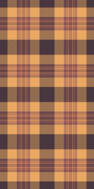 Sıcak sonbahar ekose deseni. Sonbahar modası, ev dekorasyonu ya da tekstil tasarımları için mükemmel. Bu pürüzsüz doku, konfor ve nostalji çağrıştıran, topraksı tonlarda klasik bir kontrol tasarımı içerir..