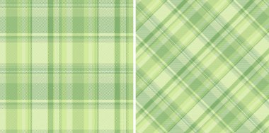 İki yatıştırıcı pastel yeşil ekose desen. Tekstil tasarımı, web sitesi geçmişi ya da bahar temalı projeler için mükemmel. Gölgelerdeki ince farklar yeni ve çok yönlü bir doku yaratıyor..