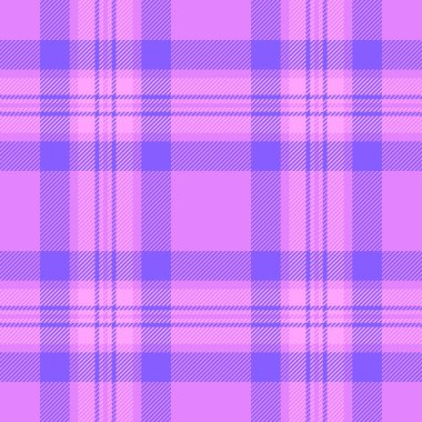 Güzel pastel mor ve pembe ekose desenli. Tekstil tasarımları, moda, hatıra defteri ve web sitesi geçmişi için ideal. Bu yumuşak, tekrarlayan doku sakinlik ve kadınlığı çağrıştırıyor..
