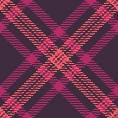 Kusursuz ekose desenli. Çekli tekstil tasarımı, moda, ev dekorasyonu ve arka planlar için harika. Samimi, geleneksel bir his için sıcak renk paleti.