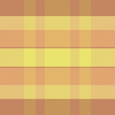 Sıcak, desenli bir tekstil. Ekose desenli, desenli, toprak tonlarında çizgileri var. Özgeçmiş, kumaş veya soyut tasarım projeleri için ideal.