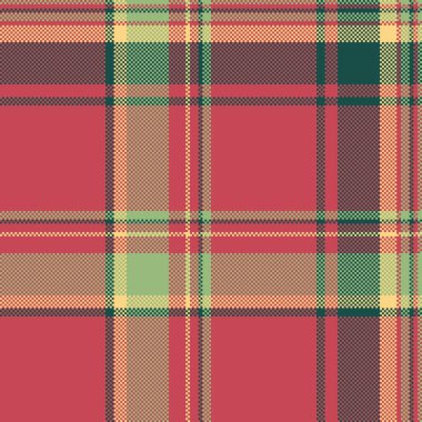 Canlı kırmızı, yeşil ve bej desenli. Tekstil tasarımları, web sitesi geçmişi veya sonbahar temalı projeler için mükemmel.