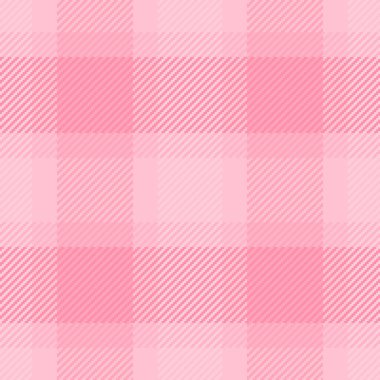 Narin pembe gingham deseni. İnce doku ve yumuşak renk paleti nazik, kadınsı bir estetik yaratır..