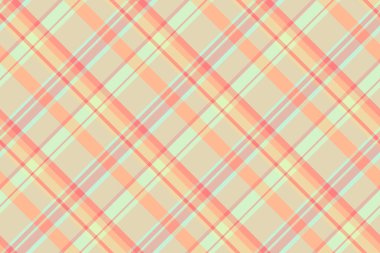 Çoklu arka plan vektör ekoseli, hoş, dikişsiz doku tekstili. Katmanlı tartan kumaş desenini açık ve kırmızı renk paletinde kontrol et.