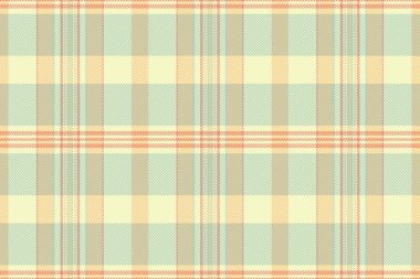 Gurur denetimi kusursuz desen, pencere tekstil arka planı. Katman kumaş vektör ekoseli ışık ve turuncu renk paleti.