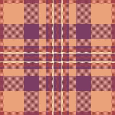 Pikselleştirilmiş ekose desen. Sıcak, dünyevi tonlar samimi bir nostaljik estetik yaratır. Geçmişler, dokular ya da tasarım unsurları için mükemmel. Çok yönlü zamansız.