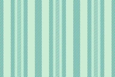 Paisley çizgili vektör tekstili, dikey arkaplanı kat. Işık ve gök mavisi renk paletinde peçesiz kumaş desen çizgileri.