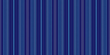 Pomposition desen çizgileri, tekstil vektörünü dikey olarak yenile. W-shirt arka plan kumaş deseni mavi ve Cyan renk paletinde pürüzsüz.