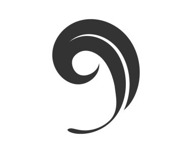 Zarif, minimalist tasarım stilize bir dalga ya da girdap içeriyor. Markalaşma, logo ya da soyut grafikler için ideal. Akış, hareket ve doğal elementleri temsil eder. Çok yönlü tasarım.