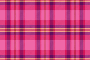 Canlı pembe, mor ve sarı ekose desenli. Tekstil tasarımı, moda, web siteleri ya da neşeli, modaya uygun bir dokuya ihtiyaç duyan her proje için mükemmel. Sonsuz olasılıklar için kusursuz bir tekrardır.