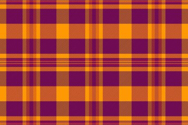 Canlı turuncu ve mor ekose desenli. Sonbahar tasarımları, tekstil ve sahte temalı projeler için mükemmel. Bu kalın, grafik dokusu sıcaklığı ve geleneği çağrıştırıyor..