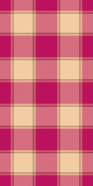 Canlı pembe ve bej ekose desenli. Tekstil tasarımı, moda, ev dekorasyonu veya web sitesi geçmişi için mükemmel.