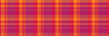 Canlı turuncu ve pembe ekose desenli. Tekstil tasarımı, web sitesi geçmişi veya sonbahar temalı projeler için mükemmel.