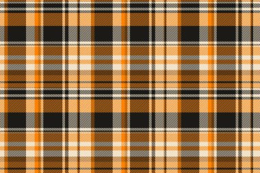 Mutlu desensiz arka plan, giysi kumaş vektör dokusu. Erkek gömleği siyah ve açık renk paletinde tekstil ekosesini kontrol et.