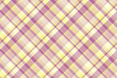 Yumuşak pastel sarı ve mor renklerde zarif çapraz ekoseli desen. Tekstil tasarımları, web sitesi geçmişi veya kırtasiye malzemeleri için mükemmel.