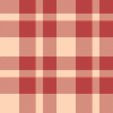 Klasik ekose desenli kırmızı bej. Tekstil tasarımı, arka planlar ya da dijital kağıt için harika. Sıcaklığı, geleneği, köy cazibesini çağrıştırıyor. Çok yönlü doku.