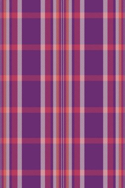 Zarif mor, mercan ve beyaz ekose desenli. Tekstil tasarımı, giyim veya web sitesi geçmişi için ideal.