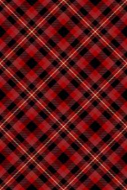 Örnek ekose arkaplan dokusu, yazdırılmış tekstil dikişsiz kontrol. Diwali vektör kumaş deseni tartan kırmızı ve siyah renk paleti.