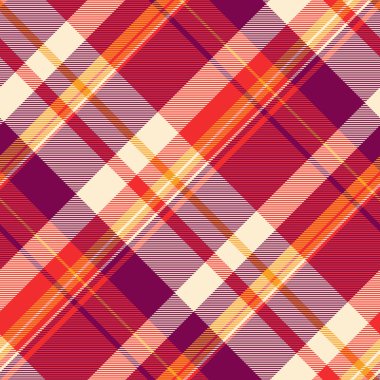 Sıcak sonbahar renklerinde canlı çapraz ekoseli desen. Tekstil tasarımı, moda, web sitesi geçmişi ya da sahte temalı projeler için mükemmel.