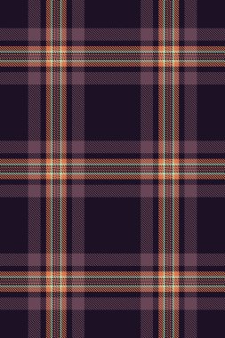 Düzenli vektör arkaplanı pürüzsüz, bez kumaş kumaşlı tartan. Noel denetimi deseni kumaş siyah ve pembe renk paleti.