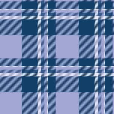 Mavi ve lavanta renkli klasik ekose desenli. Geleneksel tekstil tasarımı arka plan, giyim veya grafik elementler için ideal, samimi sıcaklık çağrısında bulunuluyor.