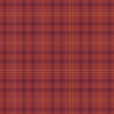 Doğrudan şablon kontrolü ekoseli, estetik kusursuz vektör geçmişi. Kırmızı ve turuncu renkli kumaş desenli havlu..