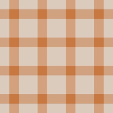 Konforlu kumaş desenli, elbisesiz ekoseli vektör. Turuncu ve açık renk paletinde seremoni tekstil tartan arka plan kontrolü.