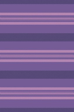 Canlı kumaş, kusursuz tekstil, yemek odası çizgileri arka plan. Eflatun ve çivit renk paletinde kadınsı vektör dikey desen.