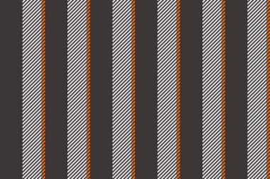 Akort çizgileri çizgili arka plan, modaya uygun kumaş pürüzsüz. Koyu ve beyaz renk paletinde yapısal doku dikey vektör tekstili.