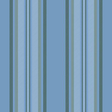 Llassic çizgili, dikişsiz çizgiler, çizgili desenli kumaş. Camask kumaş dikey vektör arkaplanı cyan ve hafif çelik mavi renk paleti.