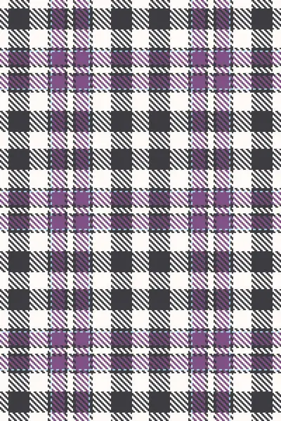 Beyaz arka planda zarif mor ve siyah ekose desenli. Tekstil tasarımı, giyim, hatıra defteri ya da web sitesi geçmişi için mükemmel.