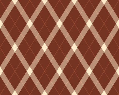 Argyle geometrik eşkenar dörtgenin kusursuz deseni. Harlequin duvar kağıdı tasarımını kontrol et. Web geçmişi için klasik elmas şekilli tekstil malzemesi, baskı kumaşı, kazak, ambalaj kağıdı, hediye kartı, davetiye.