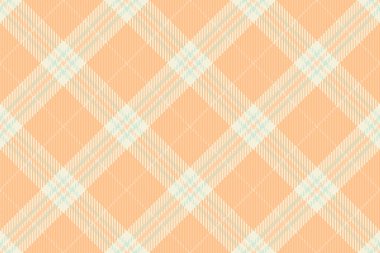 Zarif şeftali ve krema köşeli ekose desenli. Tekstil tasarımı, web sitesi geçmişi veya el işi projeleri için mükemmel.