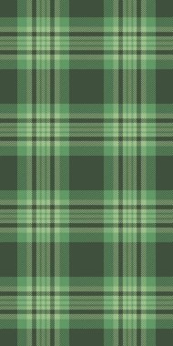 Erkek desenli vektör dokusu, romantik geçmiş kontrolü. Pastel kumaş ve yeşil renk paletinden, pürüzsüz tartan kumaş..