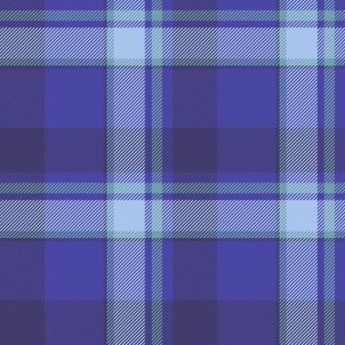 Mor ve mavi ekose desenli şık. Tekstil tasarımı, giyim veya web sitesi geçmişi için mükemmel..