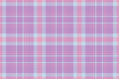 Yumuşak, pastel piksel ekose desenli leylak, pembe ve açık mavi. Özgeçmiş, tekstil ve tasarımlar için nazik, pürüzsüz ve retro estetik bir ideal..