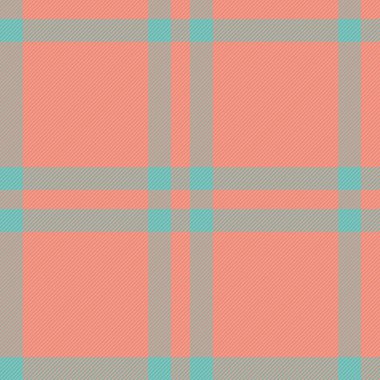 Yumuşak mercan ve deniz mavisi desenli. İnce ama şık bir tekstil tasarımı web siteleri, moda, ambalaj ve ev dekorasyonu için mükemmel. Tekrarlanan geometrik desen bir sakinlik ve düzen hissi uyandırıyor..