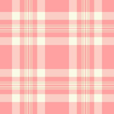 Geçmişini kontrol ediyorum, ekoseli, ekoseli kumaş desenleri kusursuz. Işık ve kırmızı renk paletinde argyle tekstil dokusu kumaş vektörü.