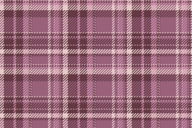 Çizimsiz tartan arka plan, desen kontrol kumaşını seçin. Dekor dokusu ekose tekstil kırmızı ve pembe renk paleti.