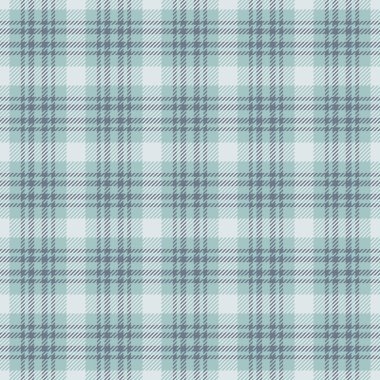 Yumuşak deniz mavisi ve gri tonlarda klasik tartan deseni. Geçmişler, tekstil ve tasarımlar için kusursuz doku. İnce, rahat bir estetik için çok yönlü..