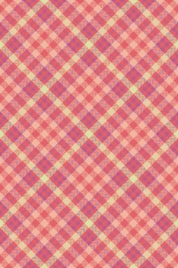 Zarif mercan ve bej rengi gingham desenli. Tekstil tasarımı, web sitesi geçmişi veya el işi projeleri için mükemmel.