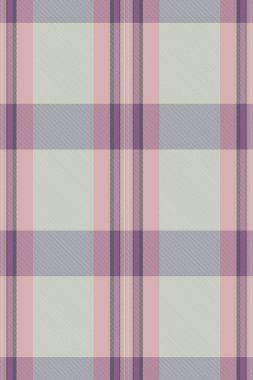 Zarif pastel ekose desenli yumuşak pembe, mor ve gri renkli. Tekstil tasarımları, web sitesi geçmişi veya kırtasiye malzemeleri için mükemmel.