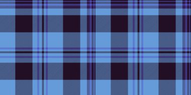 Klasik mavi ve siyah ekose desenli. Tekstil tasarımı, web geçmişi ya da moda projeleri için mükemmel..