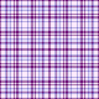 Zarif mor ve açık mavi ekose desenli. Tekstil tasarımları, web sitesi geçmişi veya moda projeleri için mükemmel.