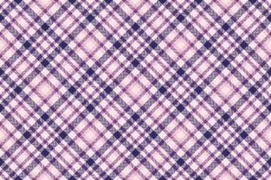 Yumuşak pembe ve mor renklerde zarif çapraz ekoseli desen. Tekstil tasarımı, moda, ev dekorasyonu veya web sitesi geçmişi için mükemmel.